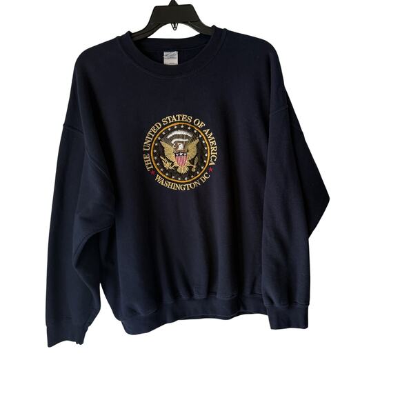 The United States of America Washington DC Sweatshirt Mens 2XL Gildan Crewneck - Picture 1 of 7